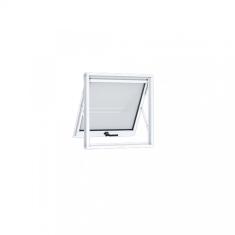 Janela Maxim-Ar sem Grade Alumínio 60cmx60cm Riobras Branco