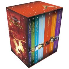 Livro - Box Harry Potter vermelho (edição “britânica”)