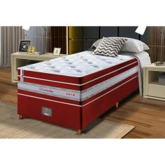 Conjunto Cama Box Solteiro De Molas Ensacadas Cama Inbox Sele