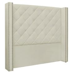Cabeceira Cama Box Casal Queen Size Alteza 160Cm Bege