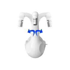 Hydra TPLM.EL.552BR, Torneira Eletrônica Lumen 5500W, 220V, Branco