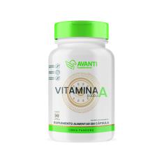 Vitamina A 8000UI 30 Cápsulas - Avanti Supplements