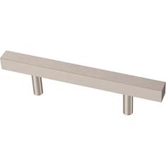 Franklin Brass Puxador de barra quadrada simples de 76 mm (pacote com 10)