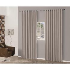 Cortina Blackout Tecido 6,00X2,80 Corta Luz Com Ilhos Avela
