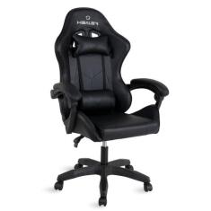Cadeira Gamer Preta Healer Wells Reclinável Giratória