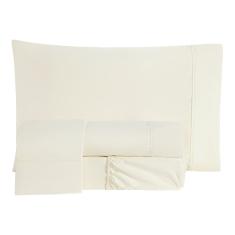 Jogo Cama Lençol Essencial King Micropercal 200 Fios 4 Peças - Palha