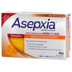 Asepxia Sabonete Enxofre 90gr, 80g