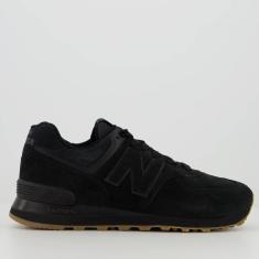 Tênis New Balance 574V2 Preto e Marrom-Unissex