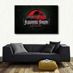 Quadro decorativo Jurassic Park Filme Tela em Tecido