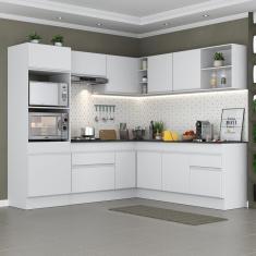 Armário De Cozinha Completa De Canto Branco