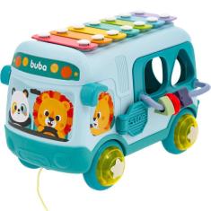 Brinquedo Ônibus de Atividades Chocalho e Xilofone Buba 18035