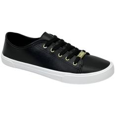 Tênis Moleca Casual Básico 5296.510 Preto