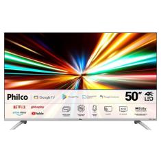 Smart TV 50 Philco PTV50G2SGTSSBL Google 4K Led Prata Cinza Bivolt