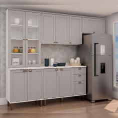 Cozinha Modulada Cristal 280 cm Conjunto Provençal Completo - GenialFl