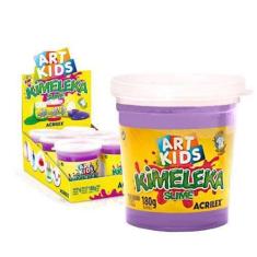 Slime Kimeleka 180g Art Kids Acrilex, Violeta
