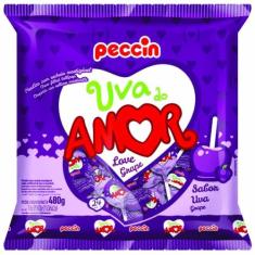 Pirulito Uva do Amor 480g Peccin