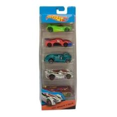 Kit Coleção Carrinho Ferro Cars Miniaturas Esportivo com 05pçs - Toy K