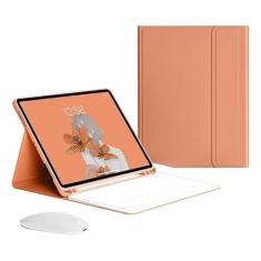 Capa Para Tablets com Teclado e Mouse - Samsung TAB S7plus/S7FE/S8plus-12,4 Polegadas