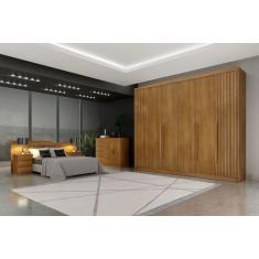 Guarda Roupa Casal 6 Portas 6 Gavetas - Orfeus Ripado-Cumaru - Móveis 