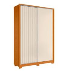 Guarda Roupa Frizatto 2 Portas Cinamomo/Off White (Flex) - ABZ - Albat
