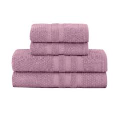 Kit Jogo de Toalhas Buddemeyer 4 Peças Banho e Rosto Vanilla 100% Algo