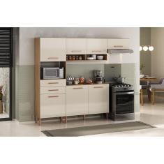 Cozinha Compacta Atualle Fortaleza 187cm 7 Portas 2 Gavetas MDP 