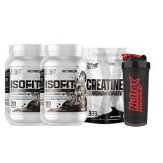 Kit 2x ISOFIT Whey 900g + Creatina 1kg + Coqueteleira Nutrex - Nutrex 