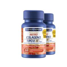 Kit 2 Colágeno Tipo 2 40Mg Uc-Ii Catarinense 30 Cápsulas