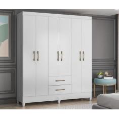 Guarda Roupa Roupeiro Moval Solteiro Panamá Branco