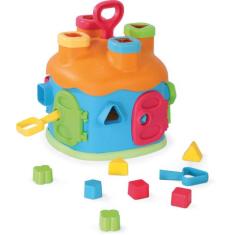 Brinquedo Educativo Casinha Educativa Com Blocos Homeplay - Xplast