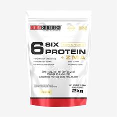6 Six Protein Advanced c/ZMA 2kg – Bodybuilders Sabor Baunilha