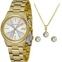 Kit Relógio Lince Puls Aço 50M