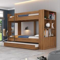 Treliche Florence 2 Portas com Estante Espresso Nogal