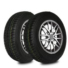 Jogo 2 Pneus 185/60R14 Remold Linha Premium 
