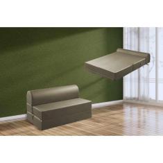 Sofá Cama Casal New Extra Suede Capuccino - Paropas