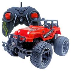 Brinquedo Carrinho Controle Remoto C/ Luz 4x4 Jeep Carro - Grupo Diamo