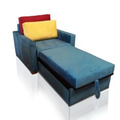 Poltrona Cama De Solteiro Modelo Meca_MA - Poltrona Que Se Transforma 