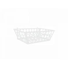 Lixeira de Rua Modelo Retangular 60cm de Parede