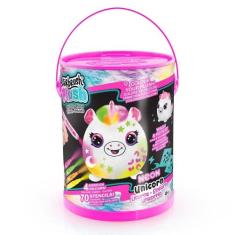 Airbrush Plush Pelúcia Na Lata Neon Animais - Fun F1670 - Fun Divirta-