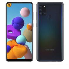 Samsung Galaxy A21s Preto, com Tela Infinita de 6,5, 4G, 64 GB e Câmera Quádrupla de 48MP+8MP+2MP+2MP - SM-A217MZKRZTO