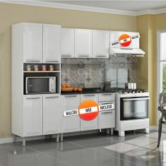 Cozinha Itatiaia Tarsila Compacta 2 Pecas Paneleiro Forno Fechada Branca IPLFNO IP3