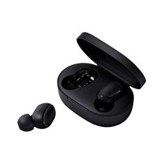 Fone de Ouvido Bluetooth Redmi Airdots 2, Modelo: TWSEJ061LS, Versão com bluetooth: 5.0, Sistema de áudio: Estéreo, Cancelamento de ruídos, Microfone integrado, Suporte a comando de voz inteligente e Resistência à água: IPX4