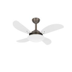 Ventilador Teto Econômico Fly Bronze 4 Pás Sala Ventax 220V