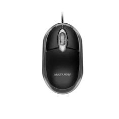 Mouse Optico com Fio 1200 DPI USB Multilaser Preto