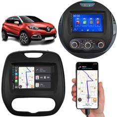 Multimídia 7 Polegadas Captur 2017 A 2024 Android-Auto MP5 Bluetooth +
