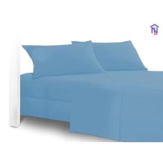 Lençol Casal Padrão Avulso Liso Microfibra - Relíquias do Interior, AZ