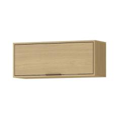 Armário De Cozinha 80cm Basculante Glória Castanho-off White