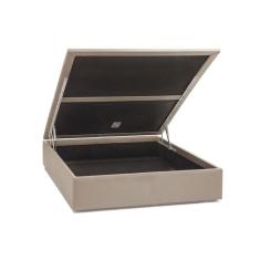 Cama Box Baú Universal Casal Courano Clean (138x188x35) - Ortobom