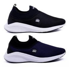 Kit 2 Pares De Tênis Casual Calce Fácil Ascension Comfort-Unissex