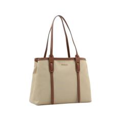 Bolsa De Ombro Feminina Luxo Chenson - Bege